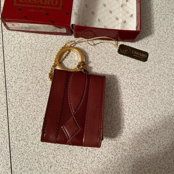 Men’s Italian leather key chain - Picture 5 of 5